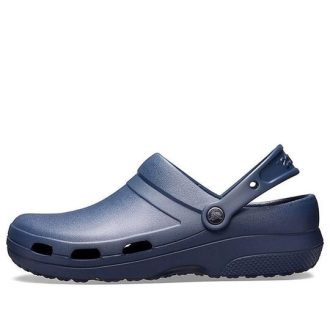 Crocs 2 Flat Deep Blue Sandals 205619-410