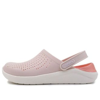Crocs Adult LiteRide Clog-7 “Pink White” 204592-6PL