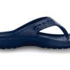 Crocs Baya Light Cozy Flat Flip-Flops Deep Blue 11999-410