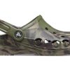 Crocs Baya Marble Fashion Outdoor Unisex Military Green Sandals 206935-3TC