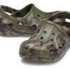 Crocs Baya Marble Fashion Outdoor Unisex Military Green Sandals 206935-3TC