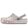 Crocs Bayaband Beach light grey Flowers Sandals 206232-0GN