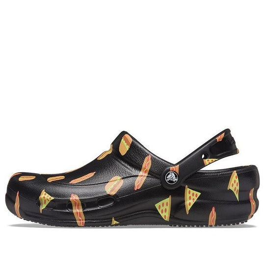 Crocs Bistro Graphic Clog Stylish Casual Black Sandals 204044-0FN Crocs Bistro Graphic Clog Stylish Casual Black Sandals 204044-0FN