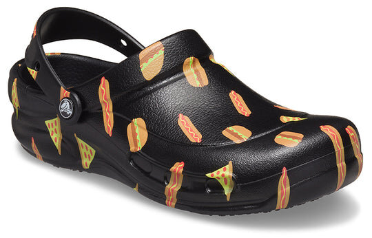 Crocs Bistro Graphic Clog Stylish Casual Black Sandals 204044-0FN Crocs Bistro Graphic Clog Stylish Casual Black Sandals 204044-0FN