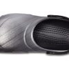 Crocs Bistro Graphic Clogs “Silver Black” 204044-041