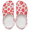 Crocs Classic Beach Sandals Unisex Red White 207849-1AZ