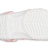 Crocs Classic Beach Sandals Unisex Red White 207849-1AZ