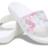 Crocs Classic Bleach Dye Slides “White Pink” 207411-94S