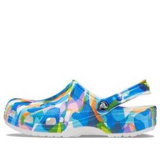 Crocs Classic Bubble Block Clogs “Blue Multi” 207298-94S