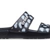 Crocs Classic Casual Fashion Unisex Black Blue Slippers 207680-066