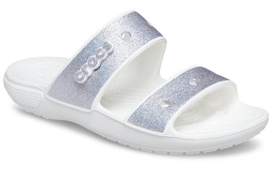 Crocs Classic Casual Fashion Unisex Silver Slippers 207769-90H Crocs Classic Casual Fashion Unisex Silver Slippers 207769-90H