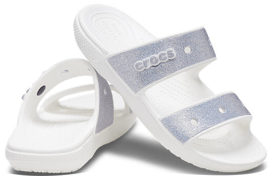 Crocs Classic Casual Fashion Unisex Silver Slippers 207769-90H Crocs Classic Casual Fashion Unisex Silver Slippers 207769-90H