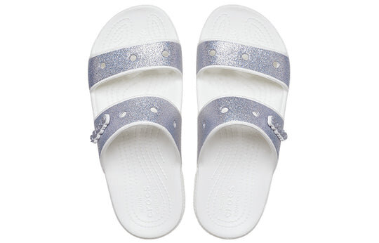 Crocs Classic Casual Fashion Unisex Silver Slippers 207769-90H Crocs Classic Casual Fashion Unisex Silver Slippers 207769-90H