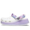 Crocs Classic Casual Unisex White Purple Sandals “White Purple” 207772-577
