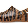 Crocs Classic clog Animal Printing Beach Tiger Stripes Yellow Sandals 206676-2ZF