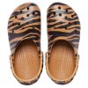 Crocs Classic clog Animal Printing Beach Tiger Stripes Yellow Sandals 206676-2ZF