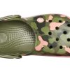 Crocs Classic Clog Beach Sandals Green Pink 205579-3S9