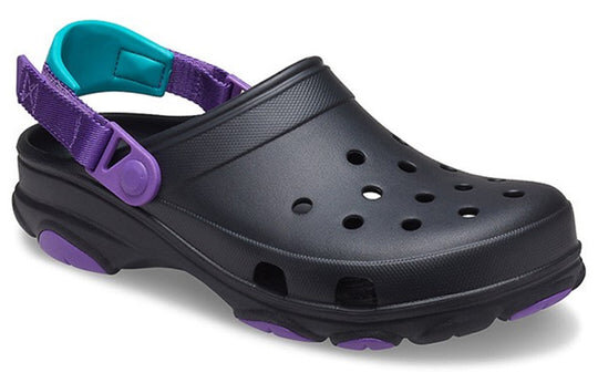 Crocs Classic Clog Black Purple Sandals “Black Purple” 206340-09V Crocs Classic Clog Black Purple Sandals “Black Purple” 206340-09V
