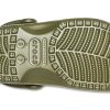 Crocs Classic Clog Camouflage Printing Beach Army Green Sandals 206454-309