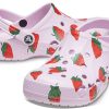 Crocs Classic Clog Casual Unisex Pink Strawberry Sandals 206230-6GD