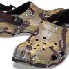 Crocs Classic Clog Desert Camouflage Beach Unisex Black Brown Sandals 207305-088