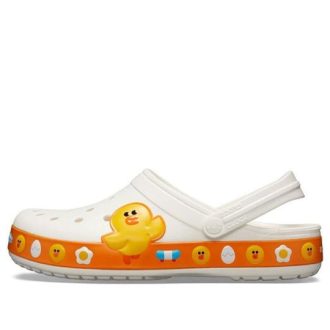 Crocs Classic Clog Line Friends Beach White Yellow Unisex Sandals “White Yellow” 205791-100 Crocs Classic Clog Line Friends Beach White Yellow Unisex Sandals “White Yellow” 205791-100