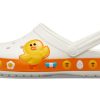 Crocs Classic Clog Line Friends Beach White Yellow Unisex Sandals “White Yellow” 205791-100