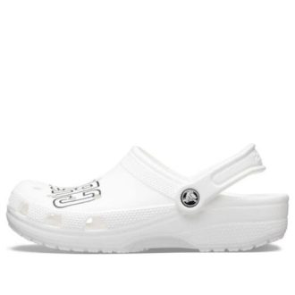 Crocs Classic Clog Logo “White” 206450-103 Crocs Classic Clog Logo “White” 206450-103