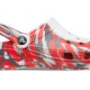 Crocs Classic Clog Marble Beach Sports Unisex Red White Sandals “Red White” 206867-884 Crocs Classic Clog Marble Beach Sports Unisex Red White Sandals “Red White” 206867-884