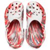 Crocs Classic Clog Marble Beach Sports Unisex Red White Sandals “Red White” 206867-884 Crocs Classic Clog Marble Beach Sports Unisex Red White Sandals “Red White” 206867-884