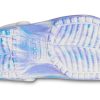Crocs Classic Clog Marble Beach Sports Unisex White Blue Sandals “White Blue” 206867-1FK Crocs Classic Clog Marble Beach Sports Unisex White Blue Sandals “White Blue” 206867-1FK
