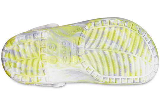 Crocs Classic Clog Marble Beach Sports Unisex White Gray Sandals “White Gray” 206867-1FJ Crocs Classic Clog Marble Beach Sports Unisex White Gray Sandals “White Gray” 206867-1FJ