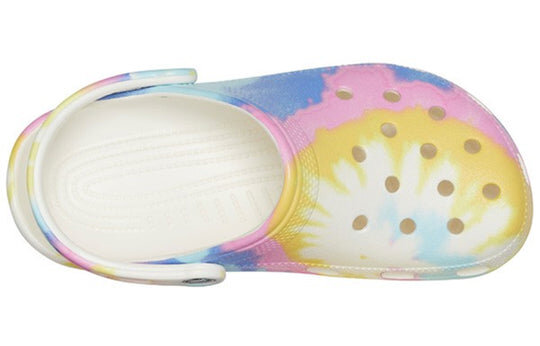 Crocs Classic Clog Tie Dye Beach Sandals Multi-Color Unisex 205453-94S Crocs Classic Clog Tie Dye Beach Sandals Multi-Color Unisex 205453-94S