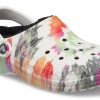 Crocs Classic Clog Tie Dye Shoe Multi-Color Black 206341-0C4