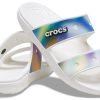 Crocs Classic Colorful Unisex Multi-Color White Sandals 207771-94S