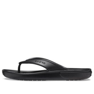 Crocs Classic Cozy Non-Slip Flip-Flops Unisex Black 206119-001