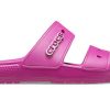 Crocs Classic Cozy Unisex Purple Red Sandals 206761-6SV