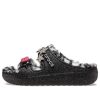 Crocs Classic Cozzzy Disco Glitter Sandals “Black” 208074-0C4