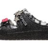 Crocs Classic Cozzzy Disco Glitter Sandals “Black” 208074-0C4