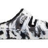 Crocs Classic Cozzzy Marbled Sandals “Black White” 207907