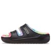 Crocs Classic Cozzzy Spray Dye Sandals “Black Multi” 208046-0C4