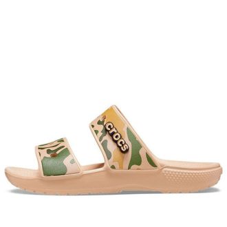 Crocs Classic Croc Printed Camo “Tan Green” 207559-2Y6