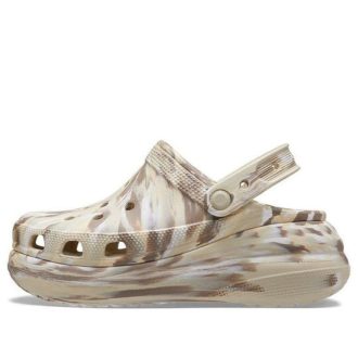 Crocs Classic Crush Marbled Clog “Bone Multi” 208265-2Y3