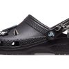 Crocs Classic Feel The Positivity Casual Unisex Black Sandals 207571-001