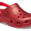 Crocs Classic Glitter Clogs “Flame” 205942-8C1