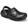 Crocs Classic Glitter Lined Clogs “Black” 205842001