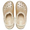 Crocs Classic Glitter Lined Clogs “Gold White” 205842-93S