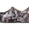 Crocs Classic Lined Bleach Dye Clogs “Black White Beige” 207299-001