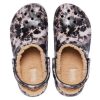 Crocs Classic Lined Bleach Dye Clogs “Black White Beige” 207299-001