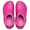 Crocs Classic Lined Clog Sports Unisex Purple Red Sandals 203591-6SV